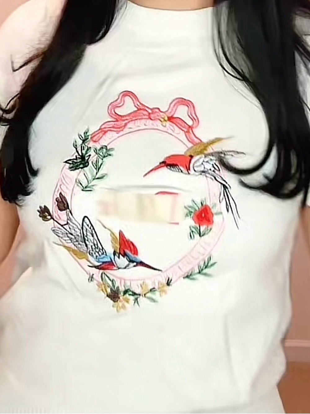 Dior Qixi Embroidered Fitted T-Shirt
White Cotton